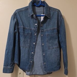 Calvin Klein Blue Denim Shirt